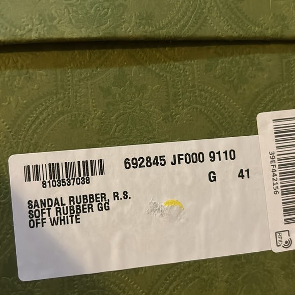 Gucci Interlocking G Slide Logo Sandal Off White - Picture 12 of 12